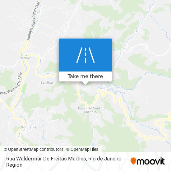 Rua Waldermar De Freitas Martins map