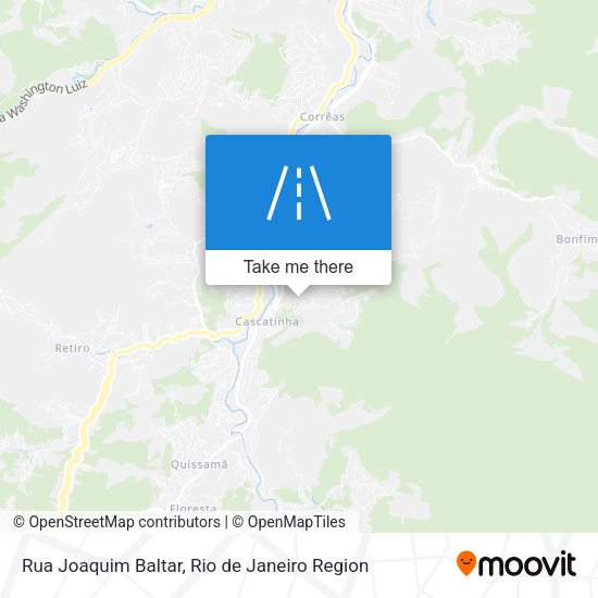Rua Joaquim Baltar map