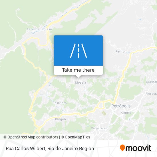 Mapa Rua Carlos Wilbert