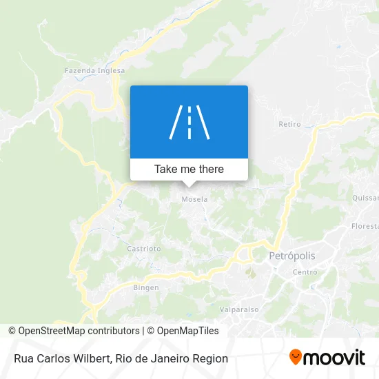 Rua Carlos Wilbert map