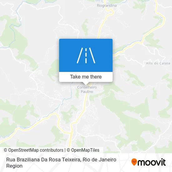 Rua Braziliana Da Rosa Teixeira map