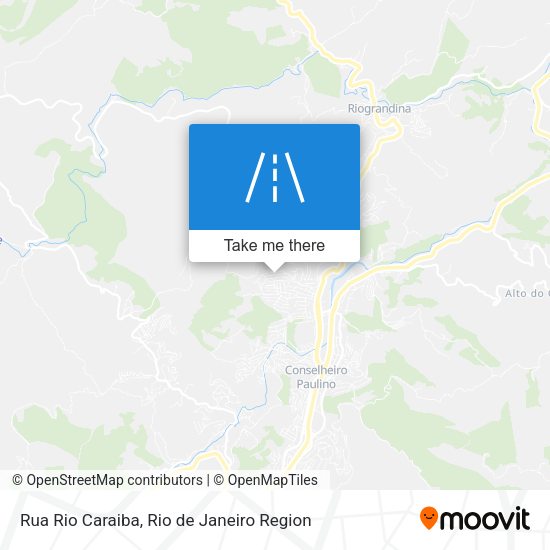 Rua Rio Caraiba map