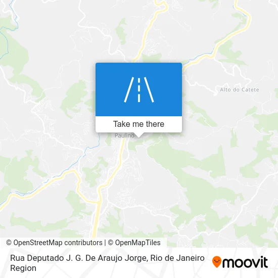 Rua Deputado J. G. De Araujo Jorge map