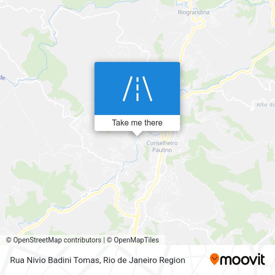 Rua Nivio Badini Tomas map