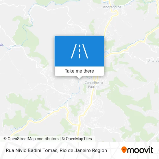 Rua Nivio Badini Tomas map