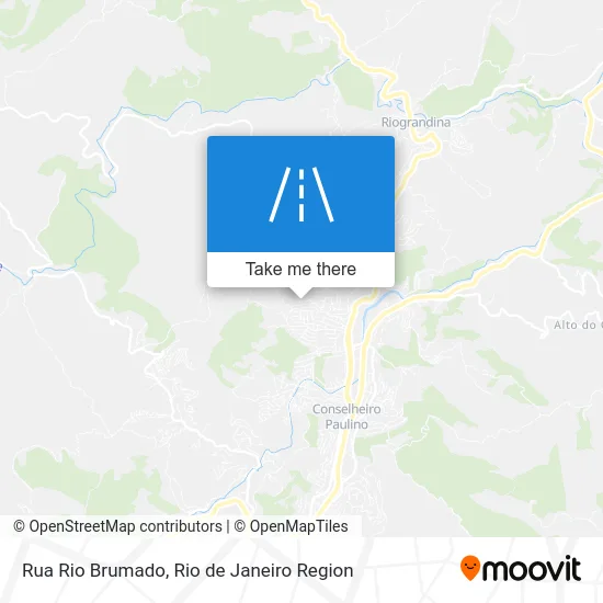 Rua Rio Brumado map