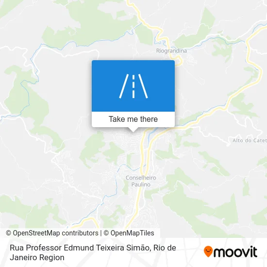Rua Professor Edmund Teixeira Simão map