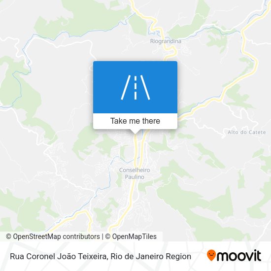 Rua Coronel João Teixeira map