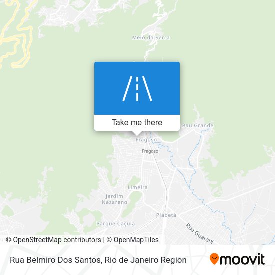 Rua Belmiro Dos Santos map