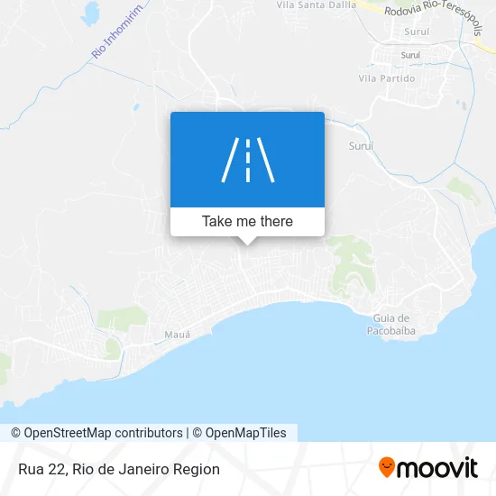 Rua 22 map