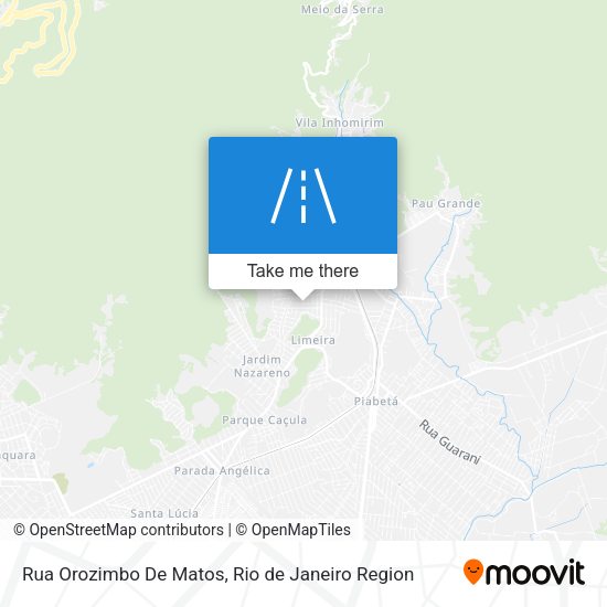 Rua Orozimbo De Matos map