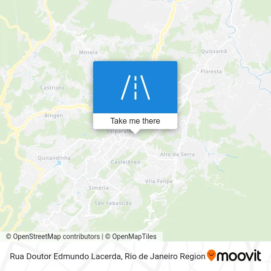 Rua Doutor Edmundo Lacerda map
