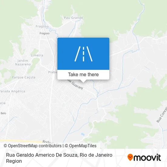 Rua Geraldo Americo De Souza map