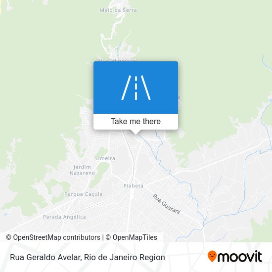 Rua Geraldo Avelar map