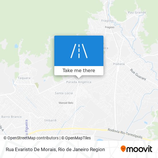 Rua Evaristo De Morais map