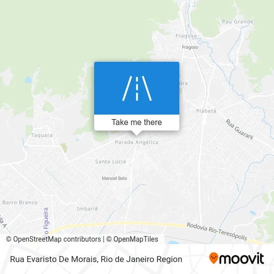 Rua Evaristo De Morais map