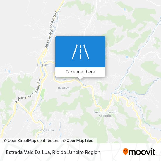 Estrada Vale Da Lua map