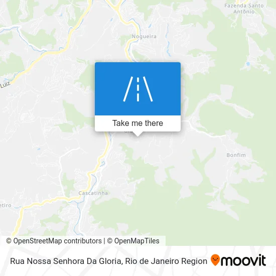 Rua Nossa Senhora Da Gloria map