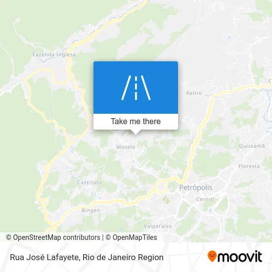 Rua José Lafayete map