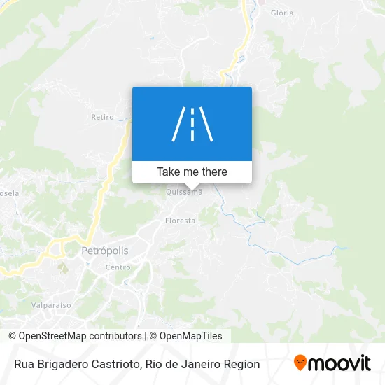 Rua Brigadero Castrioto map