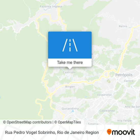 Rua Pedro Vogel Sobrinho map