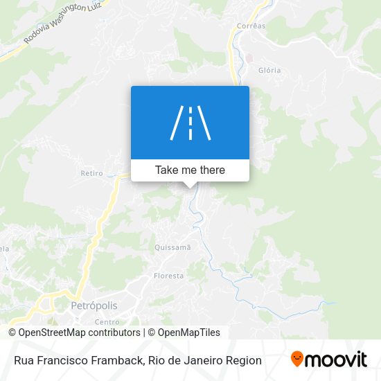Rua Francisco Framback map