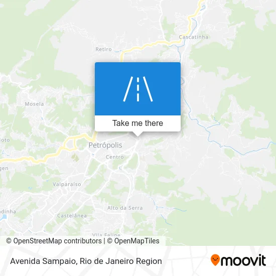 Avenida Sampaio map