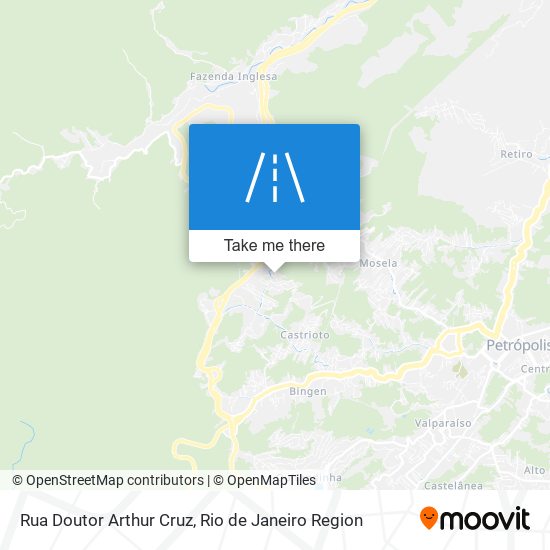 Rua Doutor Arthur Cruz map