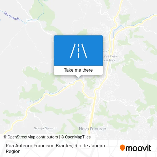 Rua Antenor Francisco Brantes map