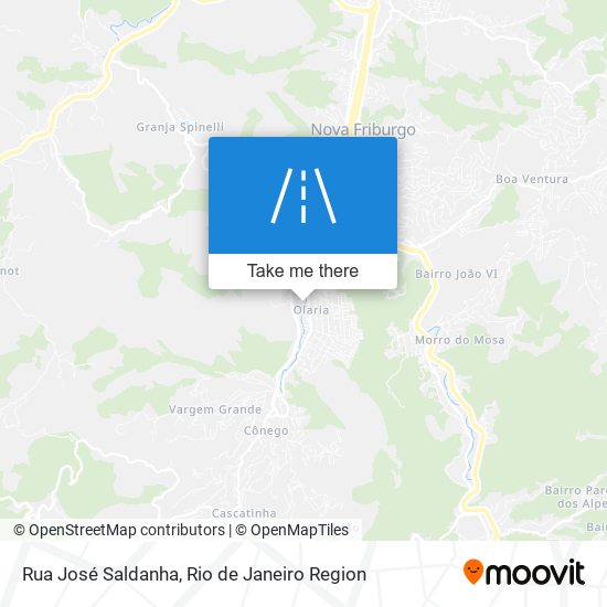 Rua José Saldanha map