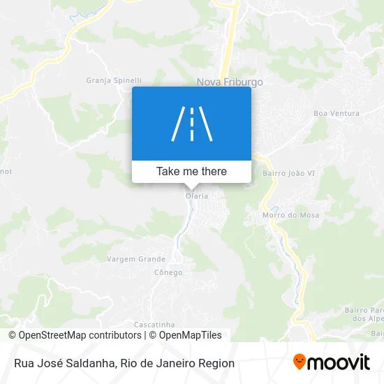Rua José Saldanha map