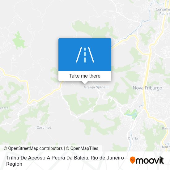 Trilha De Acesso A Pedra Da Baleia map