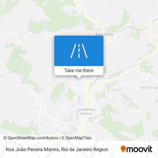 Rua João Pereira Marins map