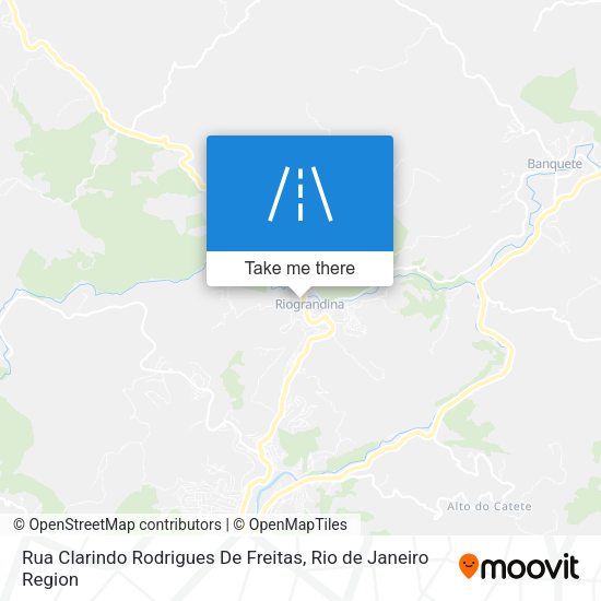 Rua Clarindo Rodrigues De Freitas map