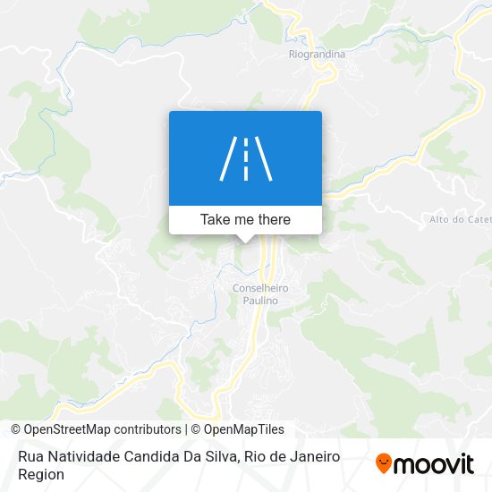 Rua Natividade Candida Da Silva map