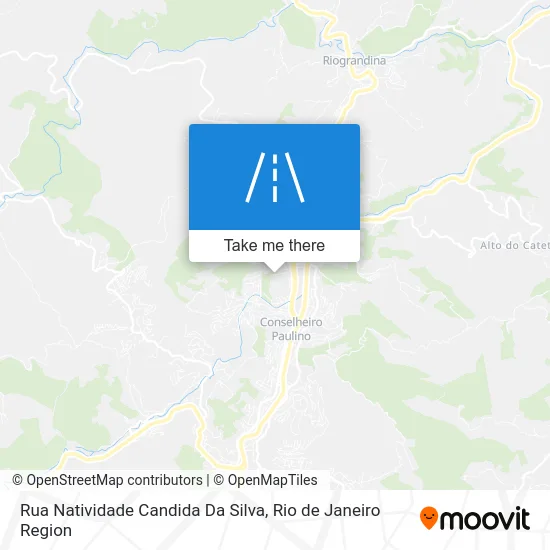 Rua Natividade Candida Da Silva map