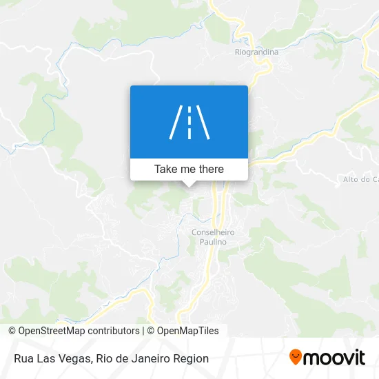 Rua Las Vegas map