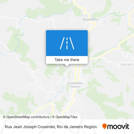 Rua Jean Joseph Cosandei map