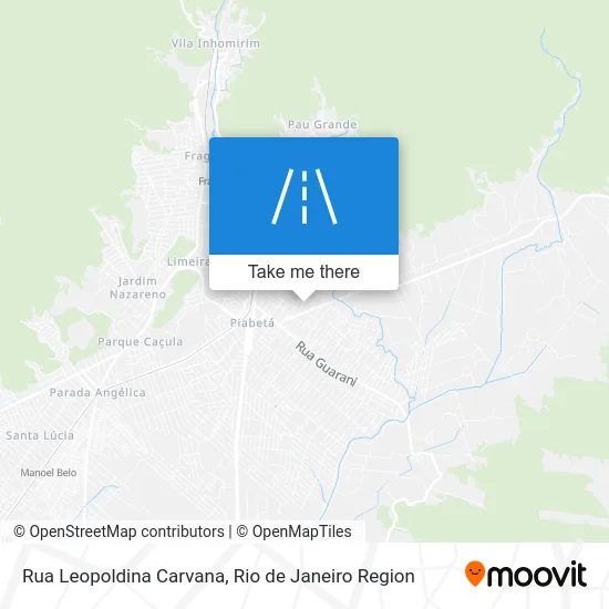 Rua Leopoldina Carvana map