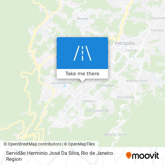 Servidão Herminio José Da Silva map