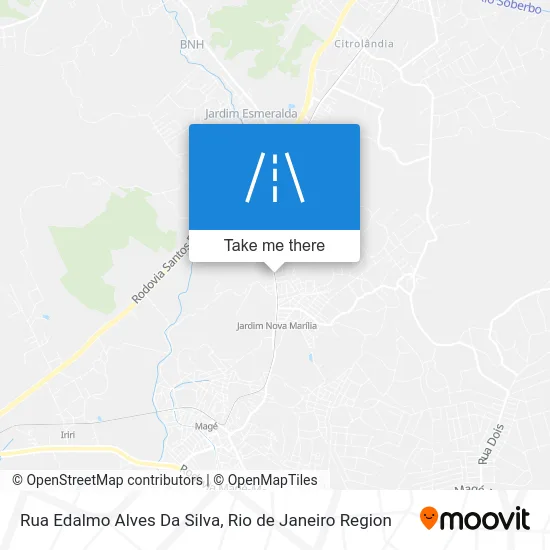 Rua Edalmo Alves Da Silva map