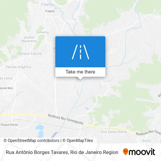 Rua Antônio Borges Tavares map