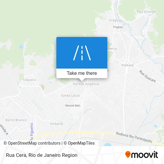 Rua Cera map