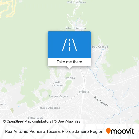 Rua Antônio Pioneiro Texeira map