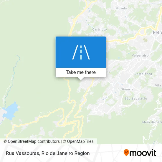Rua Vassouras map
