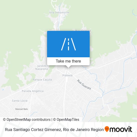 Rua Santiago Cortez Gimenez map