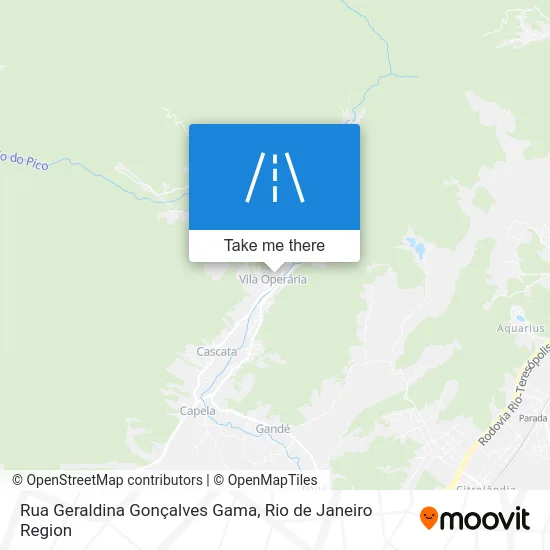 Rua Geraldina Gonçalves Gama map