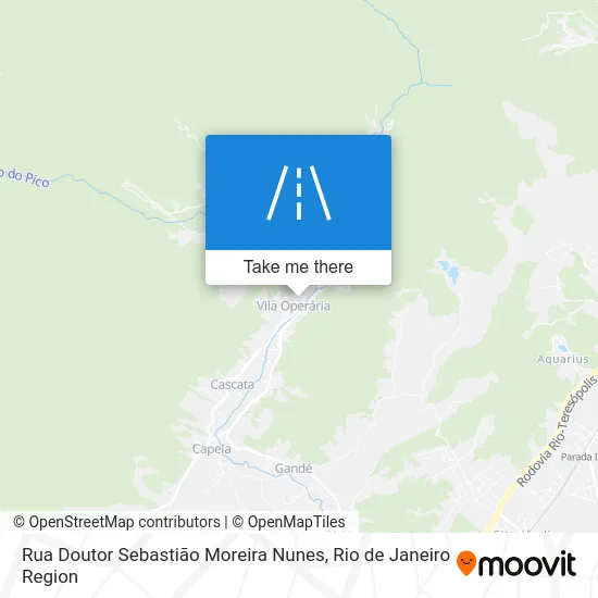 Rua Doutor Sebastião Moreira Nunes map