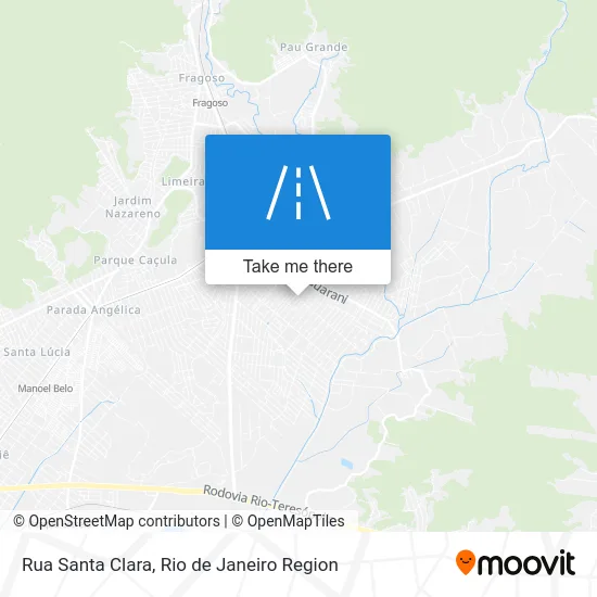 Rua Santa Clara map