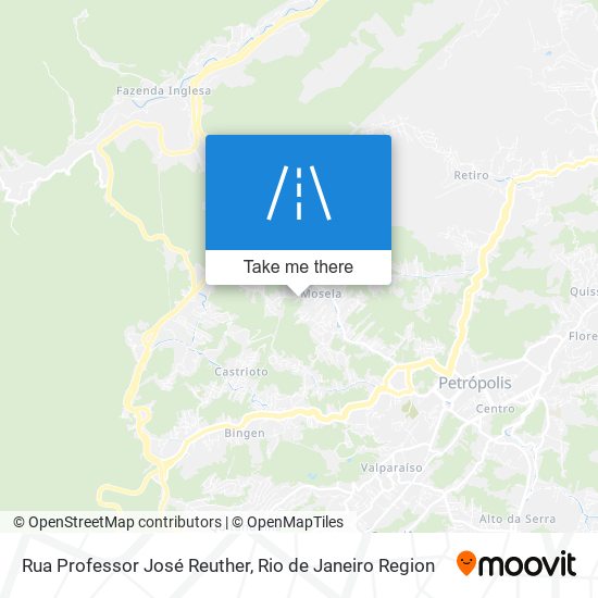 Rua Professor José Reuther map